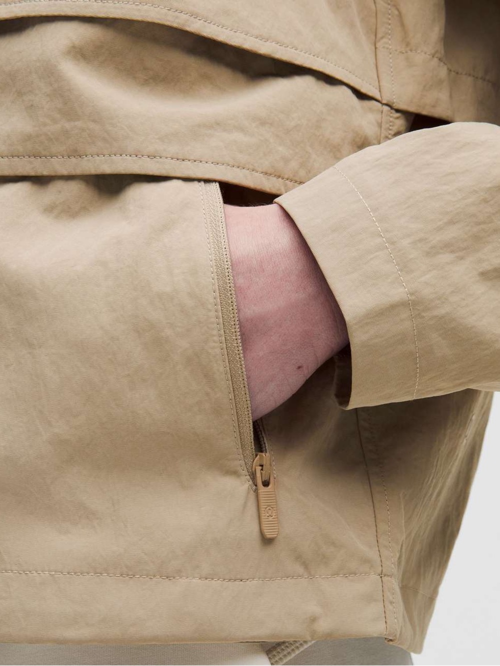Lululemon Always Effortless Classic-Fit Jacket Sheet Oak Utility Windbreaker - Picture 8 of 9